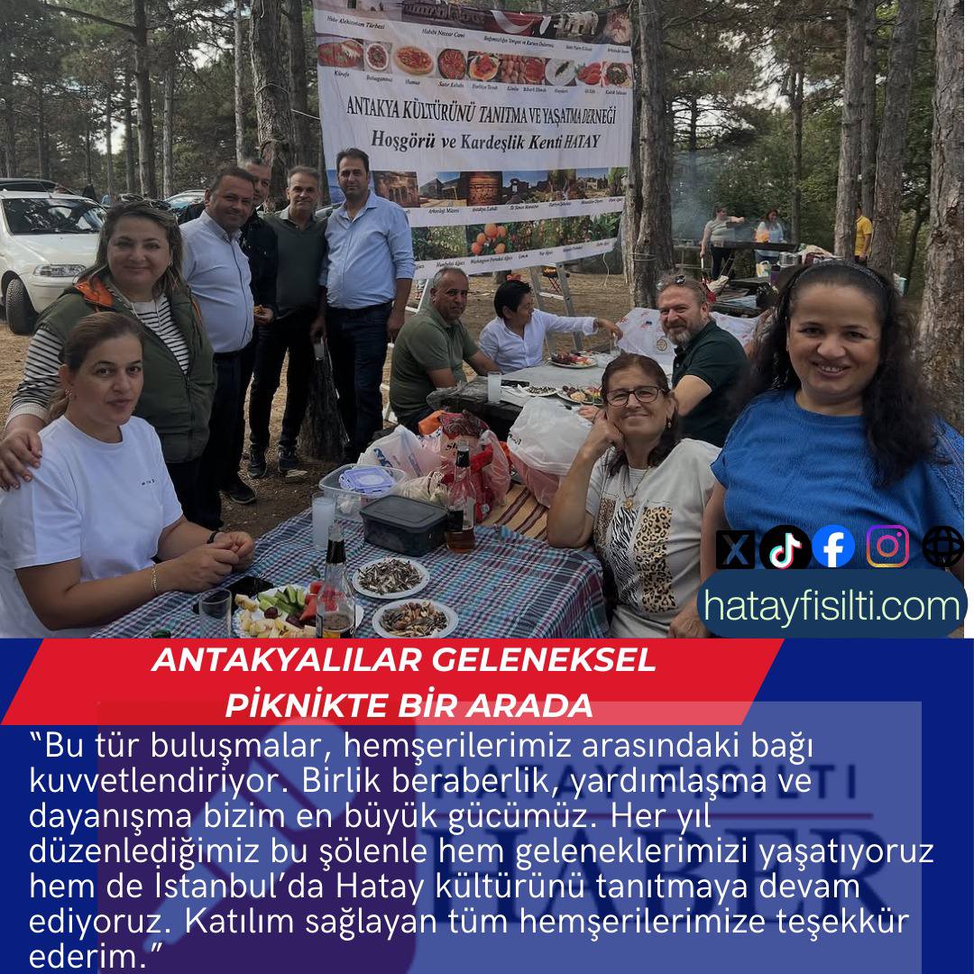Antakyalılar Geleneksel Piknikte Bir Arada