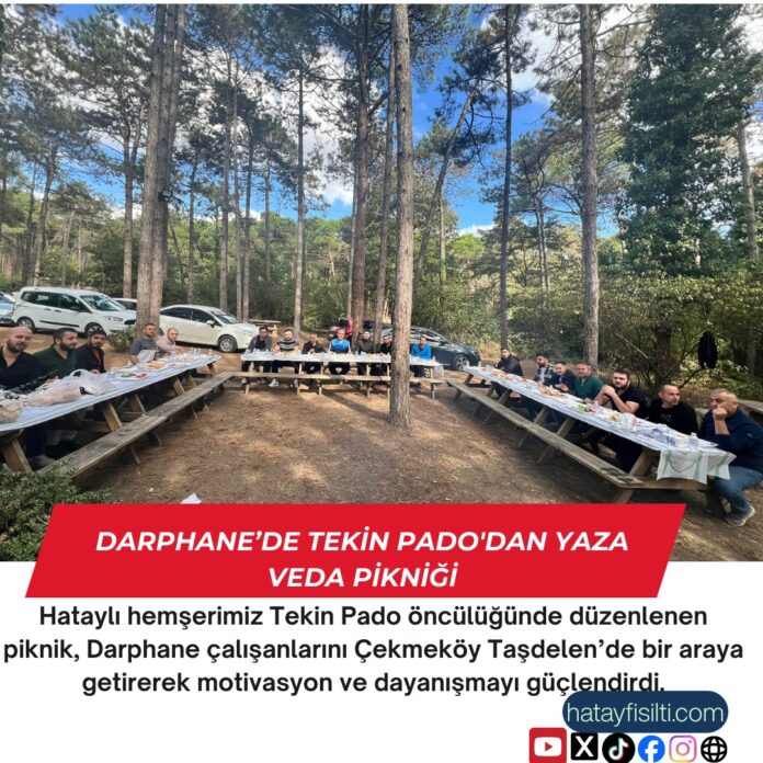 Darphane’de Tekin Pado’dan Yaza Veda Pikniği