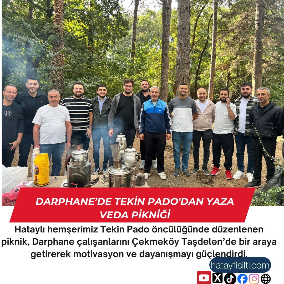 Darphane’de Tekin Pado’dan Yaza Veda Pikniği