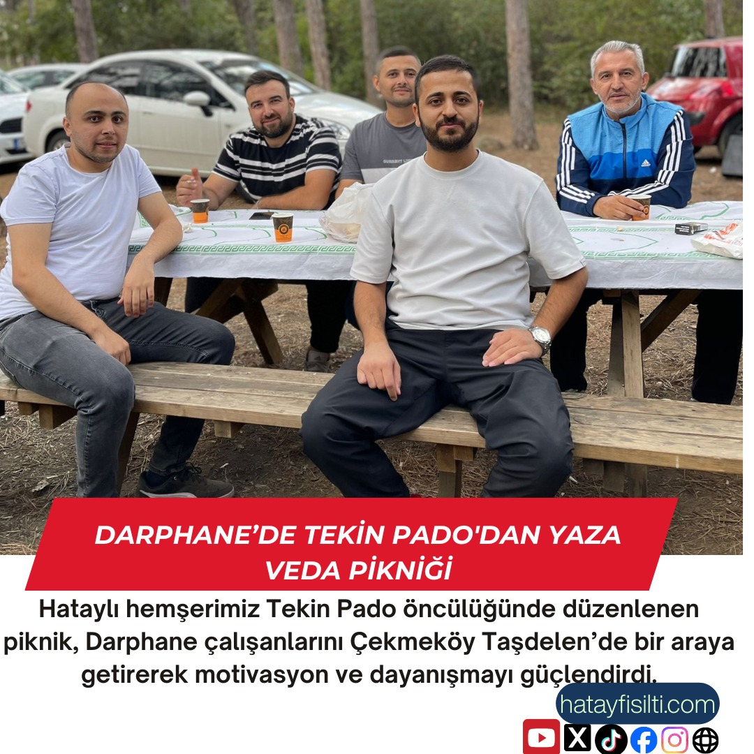 Darphane’de Tekin Pado’dan Yaza Veda Pikniği