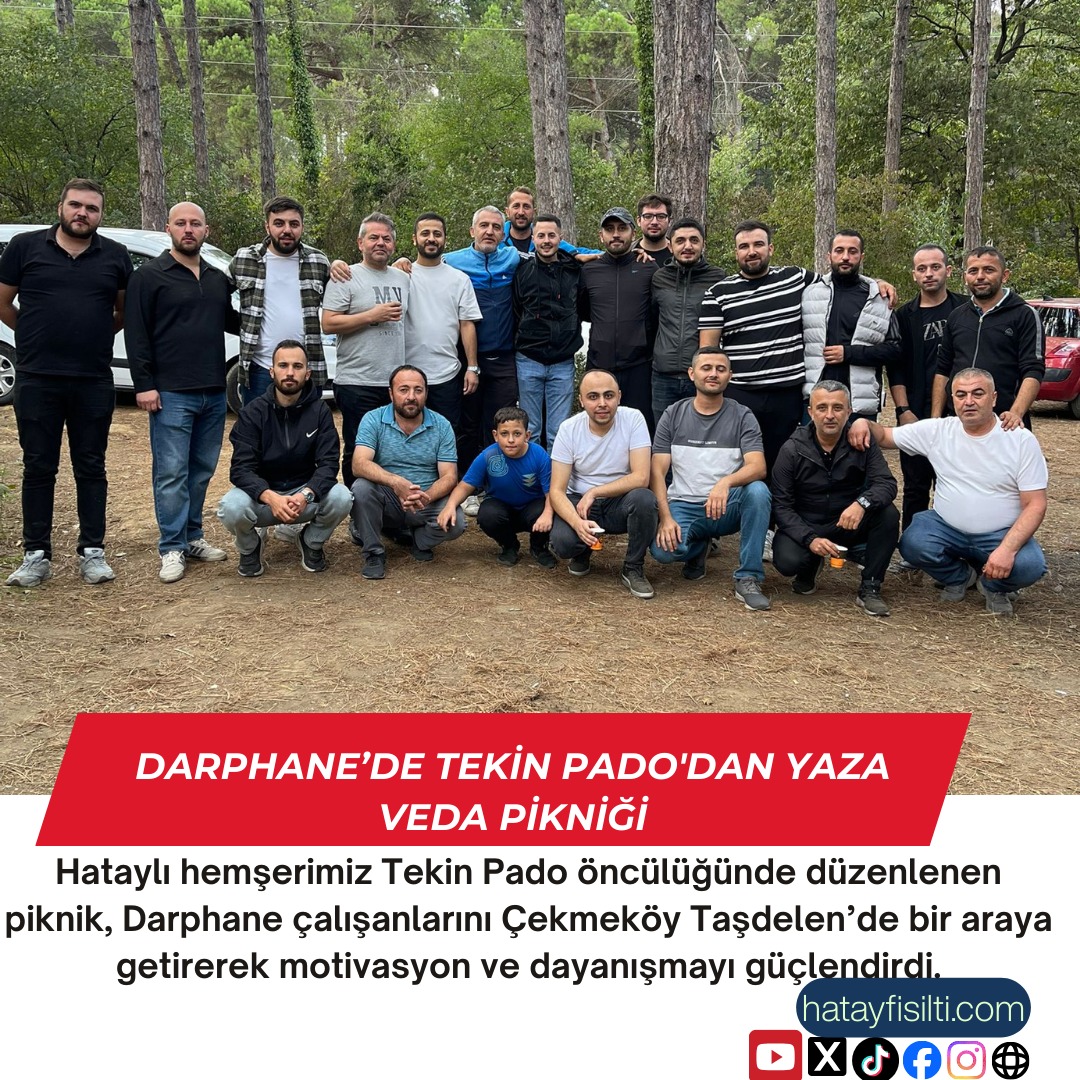 Darphane’de Tekin Pado’dan Yaza Veda Pikniği