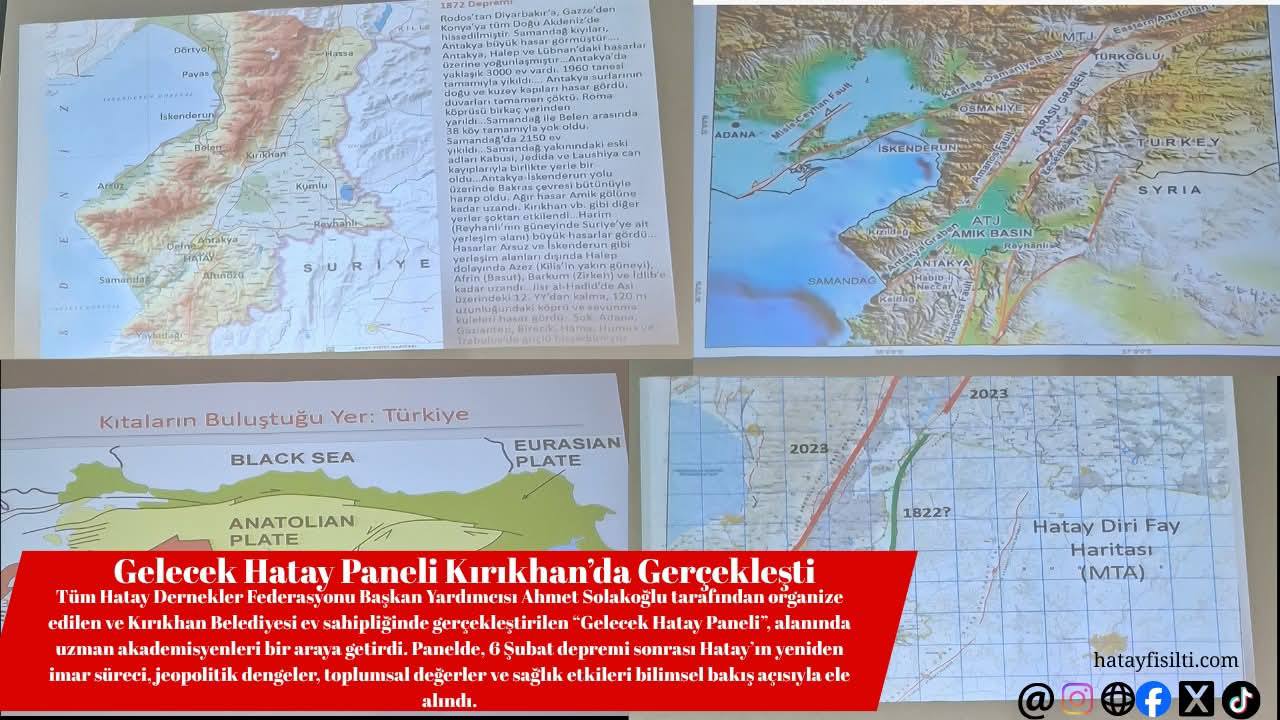 Gelecek Hatay Paneli Kırıkhan’da Gerçekleşti