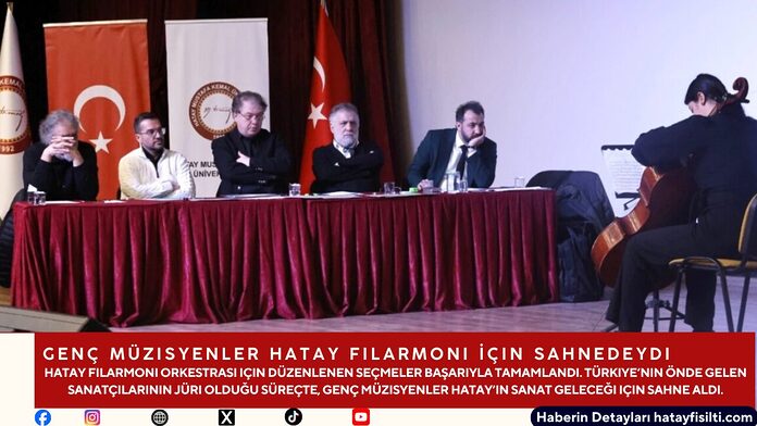 Genç Müzisyenler Hatay Filarmoni İçin Sahnedeydi