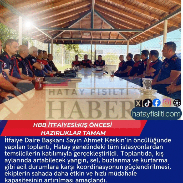 HBB İtfaiye: Kış Öncesi Hazırlıklar Tamam