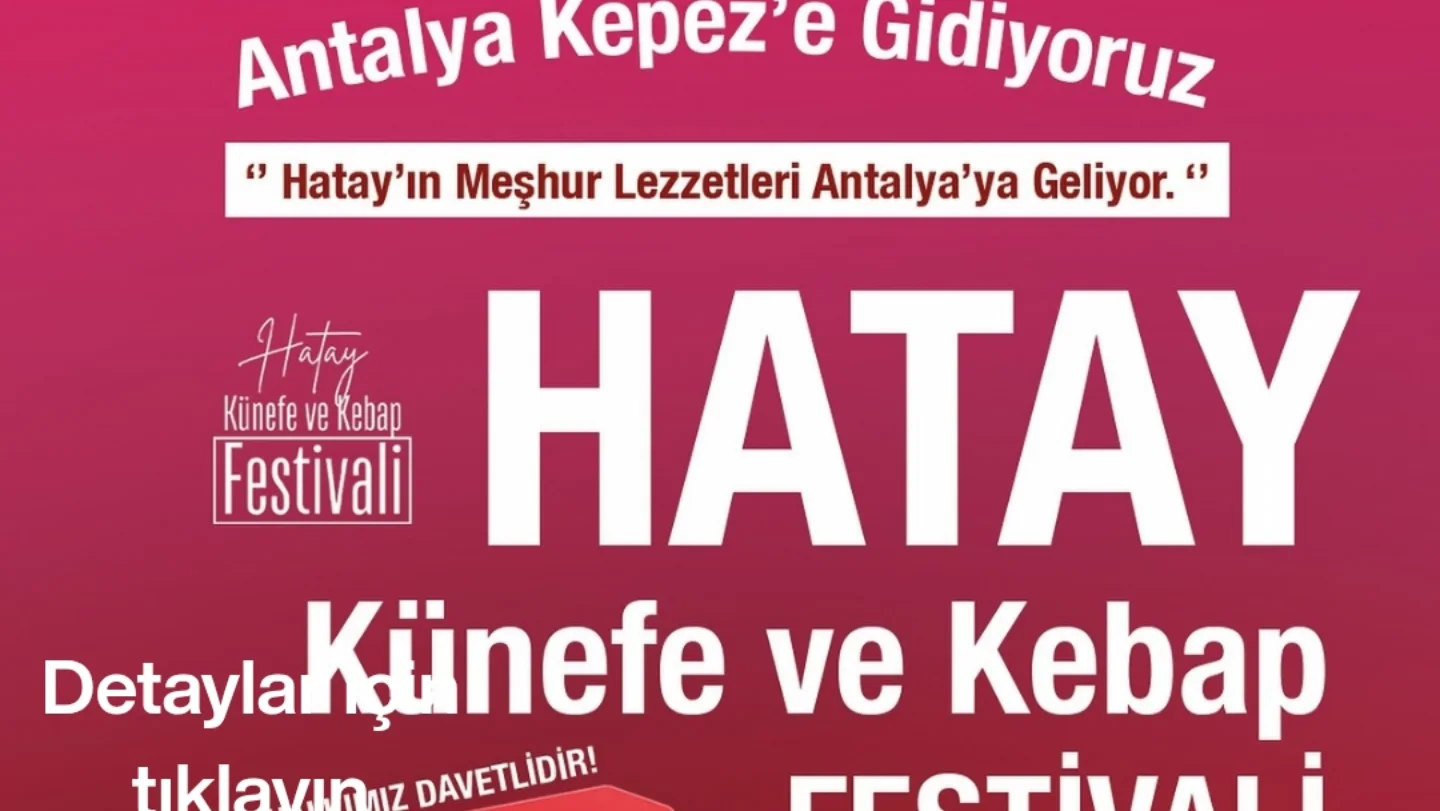 Hatay Gastronomisi 81 İlde Fuarlarla Tanıtılıyor