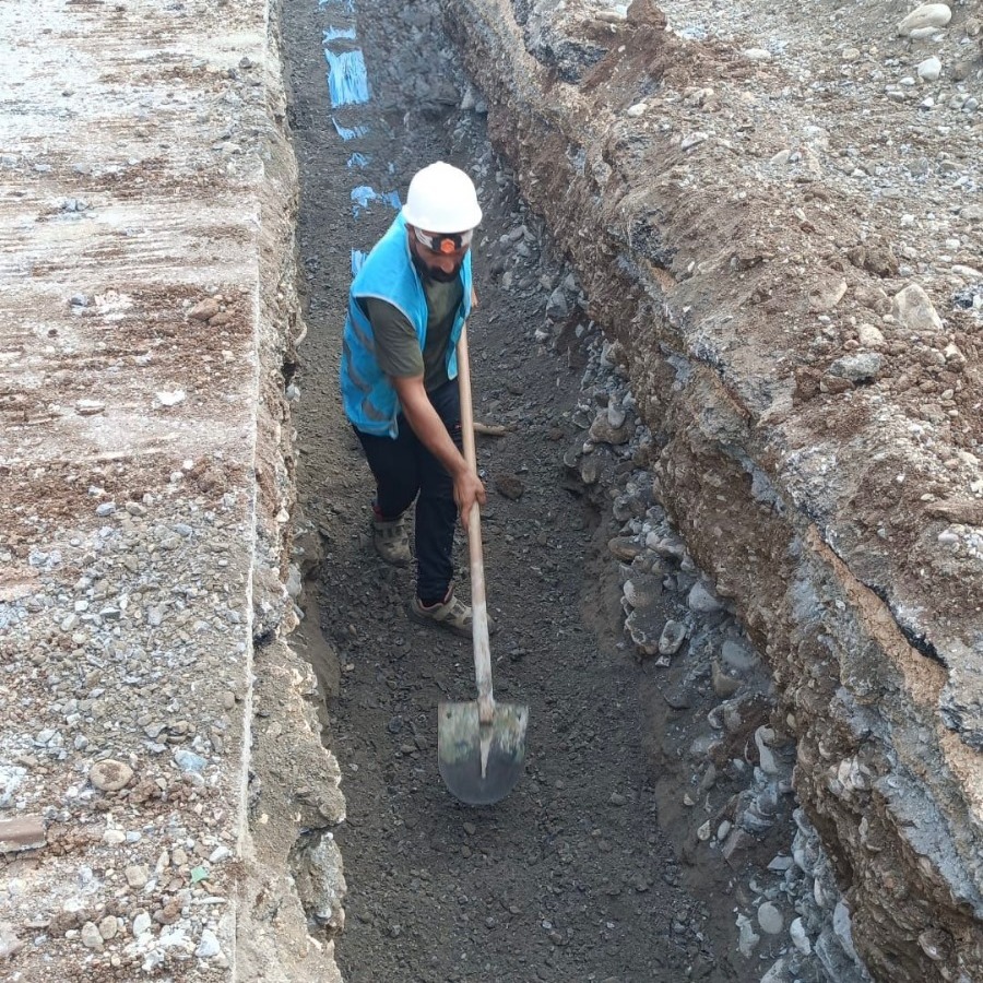 Hatay’da Atık Su Hatları Yenileniyor
