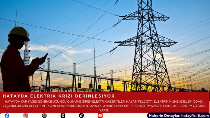Hatayda Elektrik Krizi Derinleşiyor