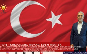 Hataylı Kiracılara Devam Eden Destek Hataylı Kiracılara Devam Eden Destek