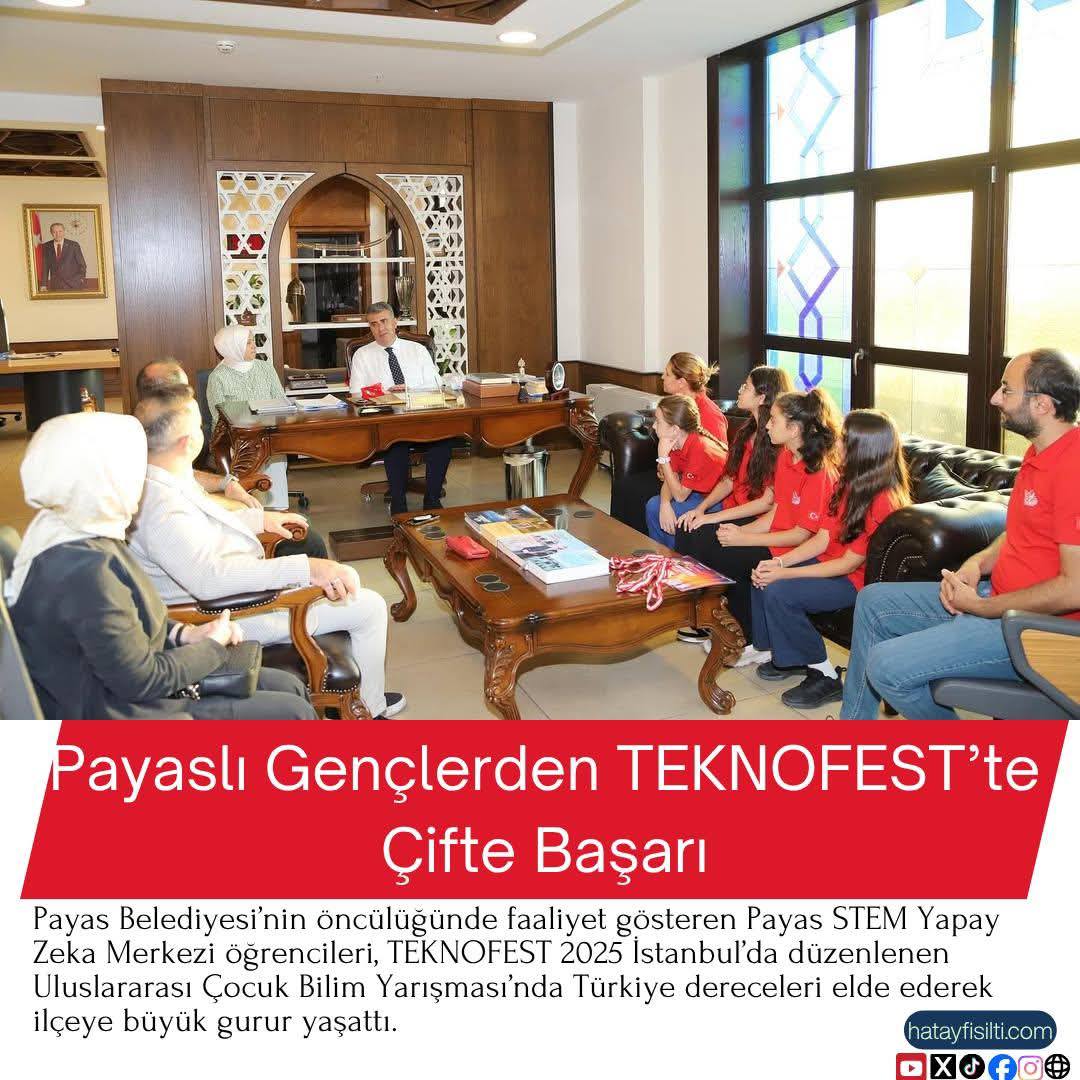 Payaslı Gençlerden TEKNOFEST’te Çifte Başarı