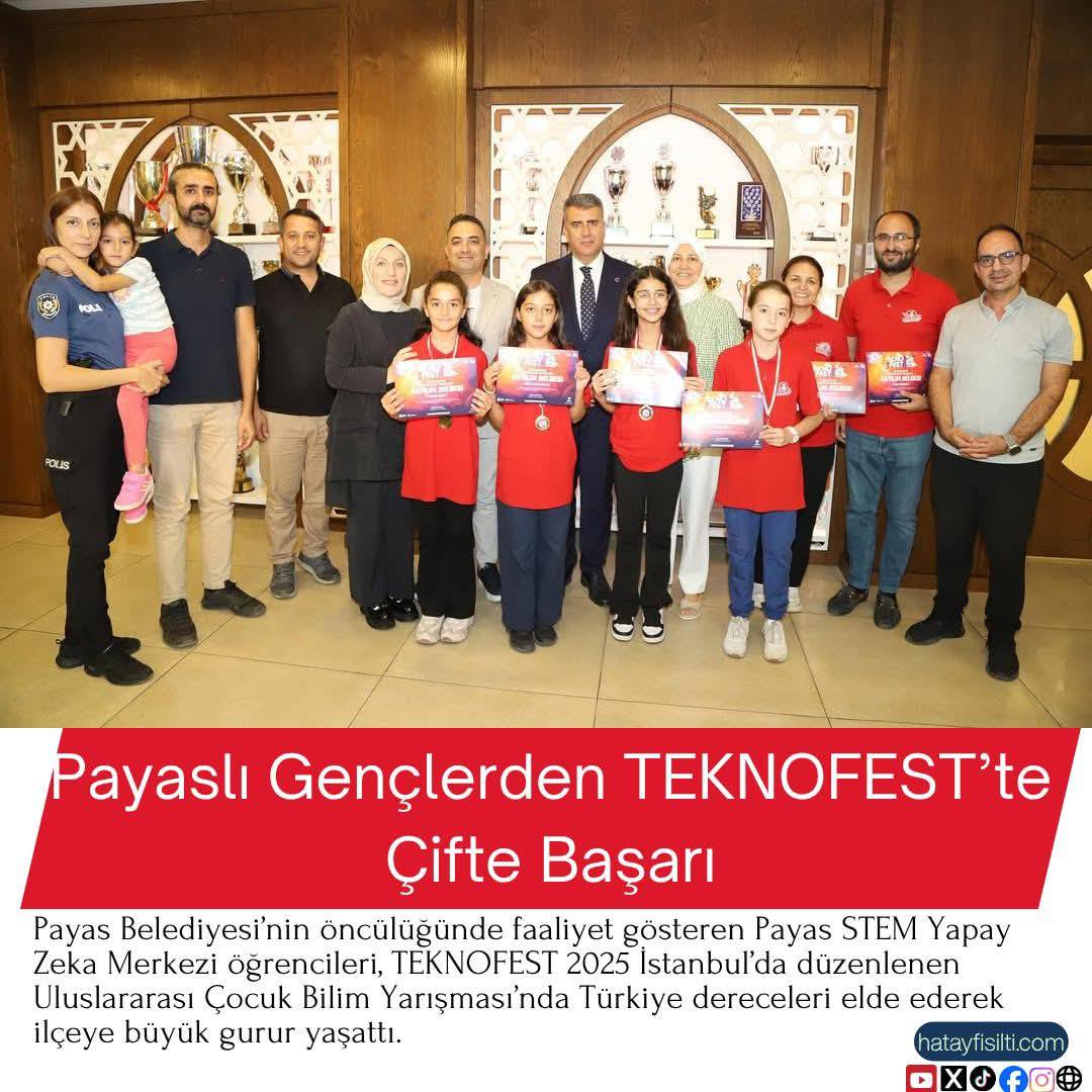 Payaslı Gençlerden TEKNOFEST’te Çifte Başarı