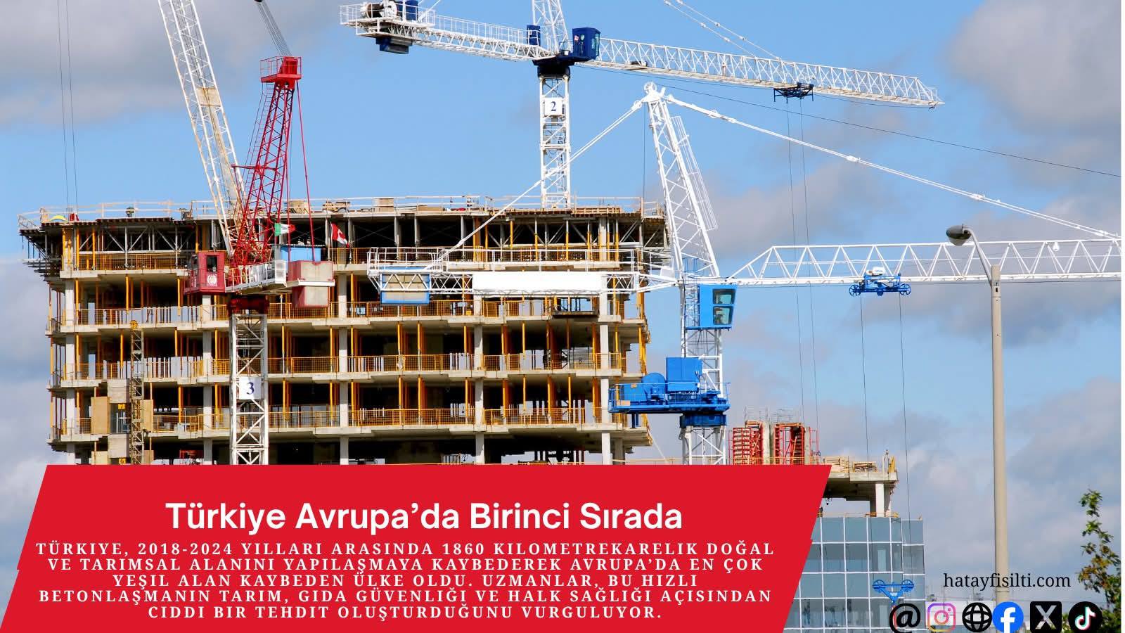 Türkiye Avrupa’da Birinci Sırada