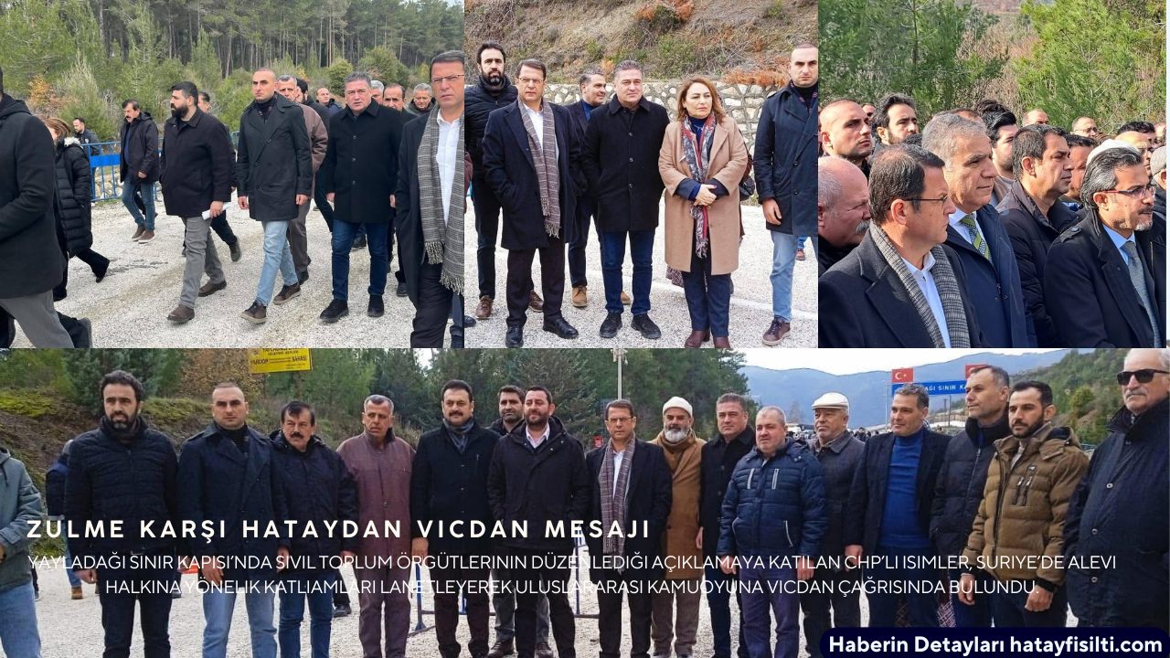 Zulme Karşı Hataydan Vicdan Mesajı