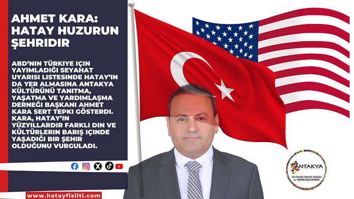 Ahmet Kara: Hatay Huzurun Şehridir