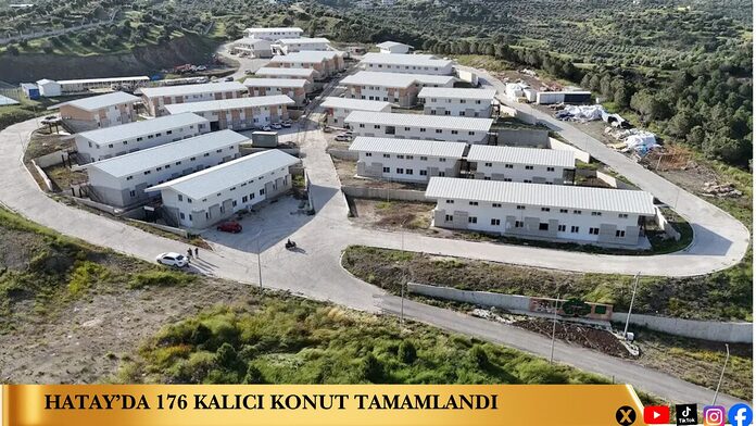 Hatay’da 176 Kalıcı Konut Tamamlandı