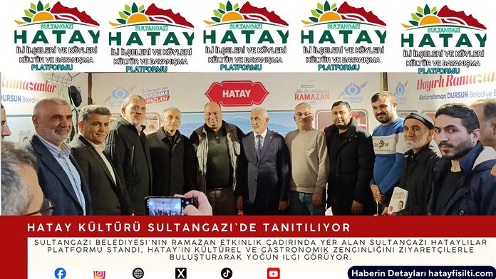 Hatay Kültürü Sultangazi’de Tanıtılıyor